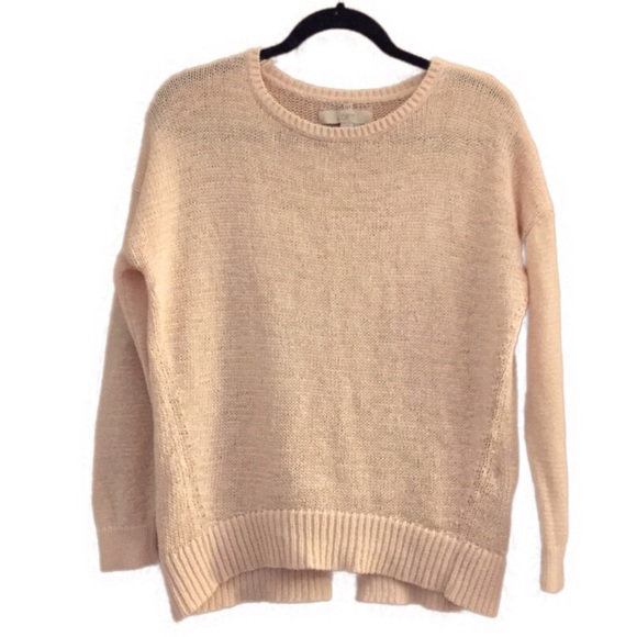 LOFT Sweaters - Medium pale pink knit Ann Taylor LOFT sweater
